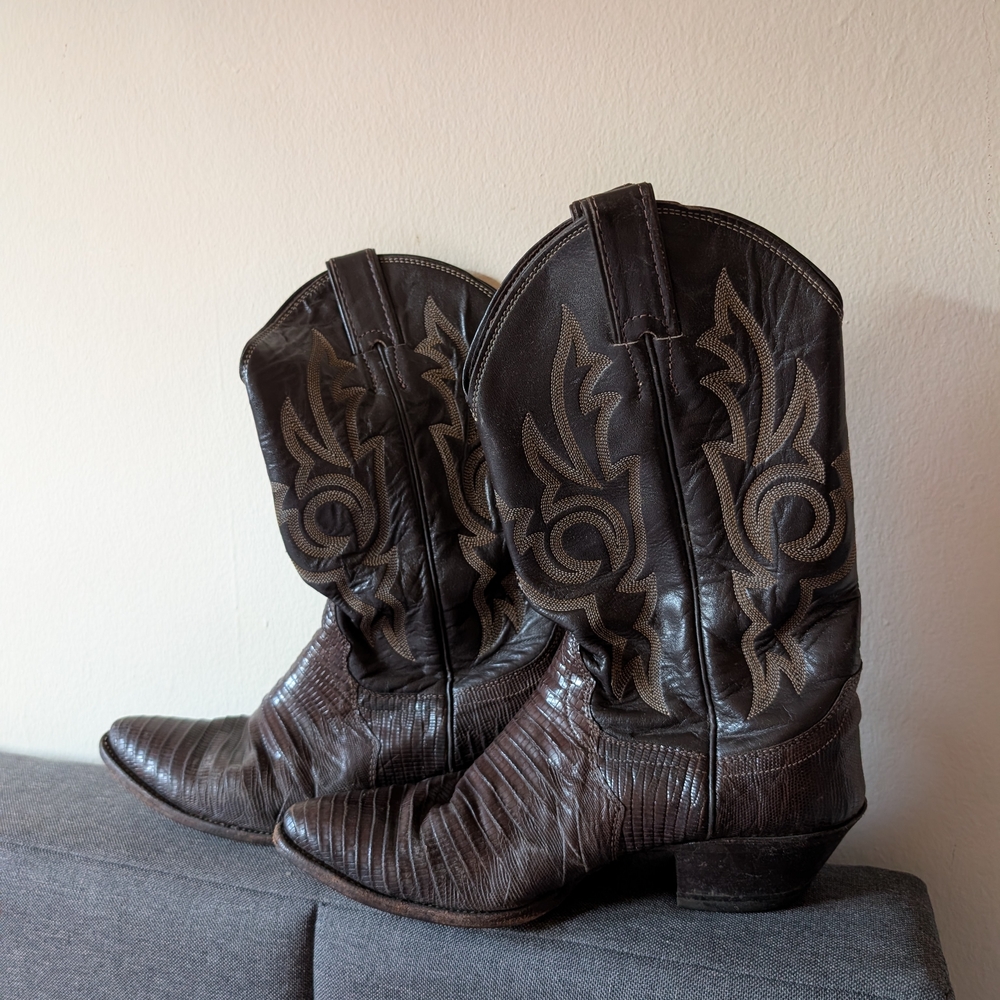 Vintage America Brown Ankle Boots